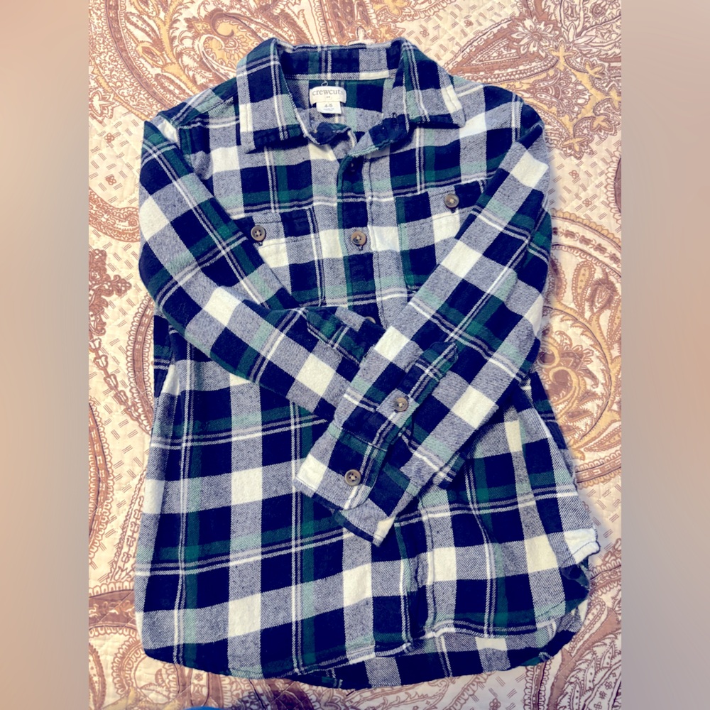 Crew cuts boys fallen size 4/5 blue and green